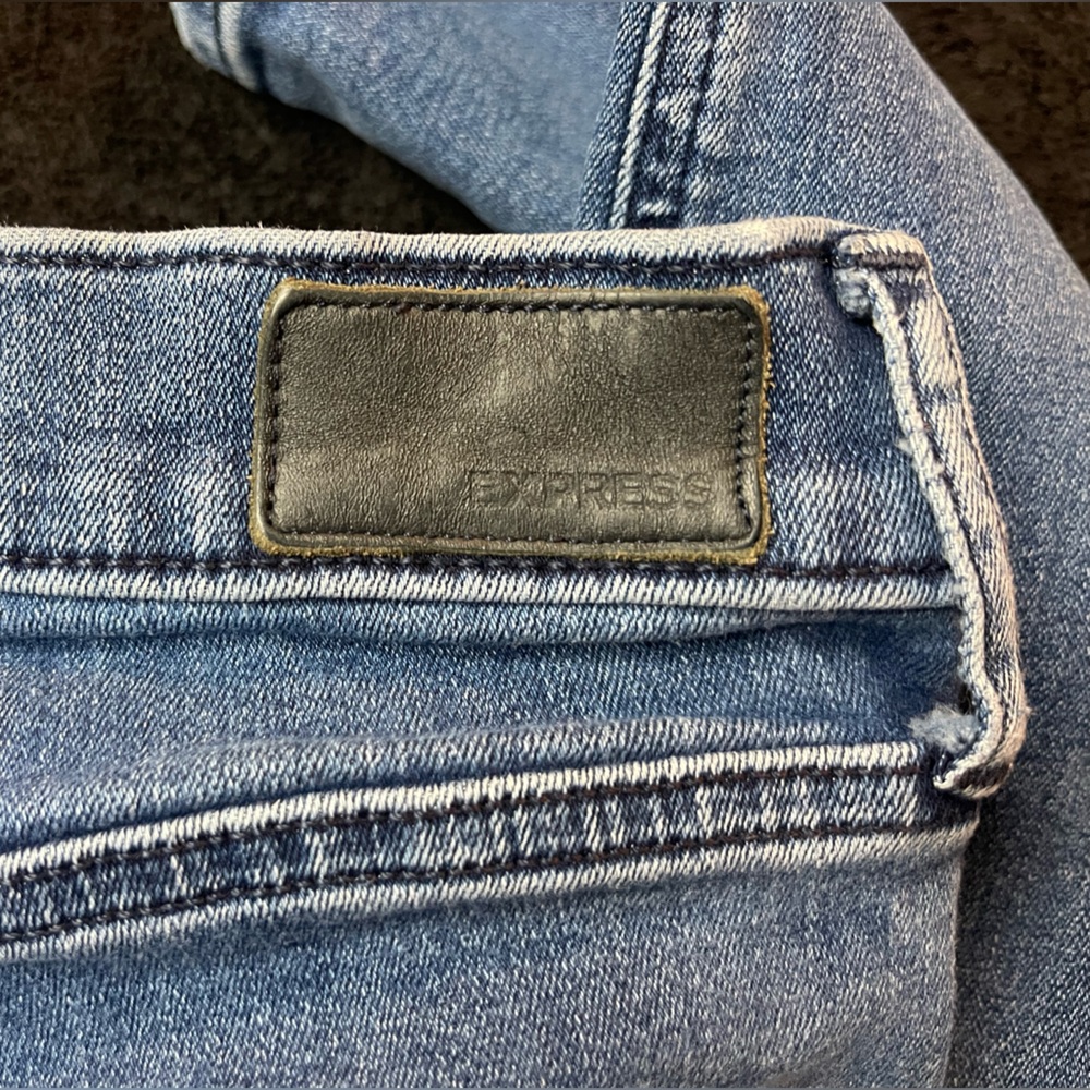 Classic Blue Women's Jeans Mid-Rise Legging - Picture 6 of 6
